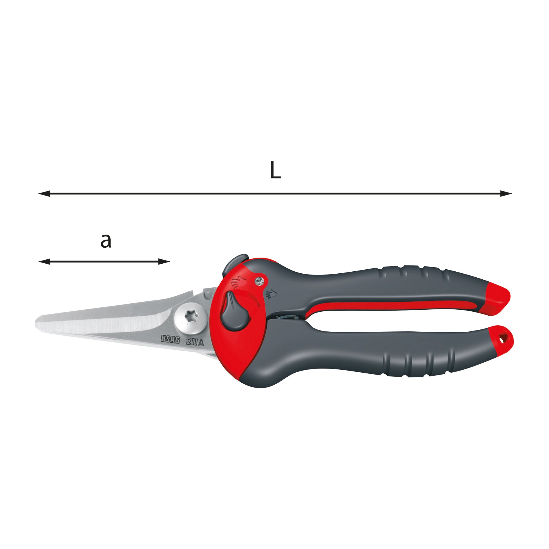 211 A - Multipurpose Scissors - Usag - U02110001 211 A - Multipurpose Scissors - Usag - U02110001